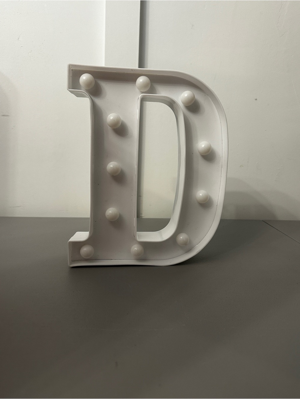 Letter D Light